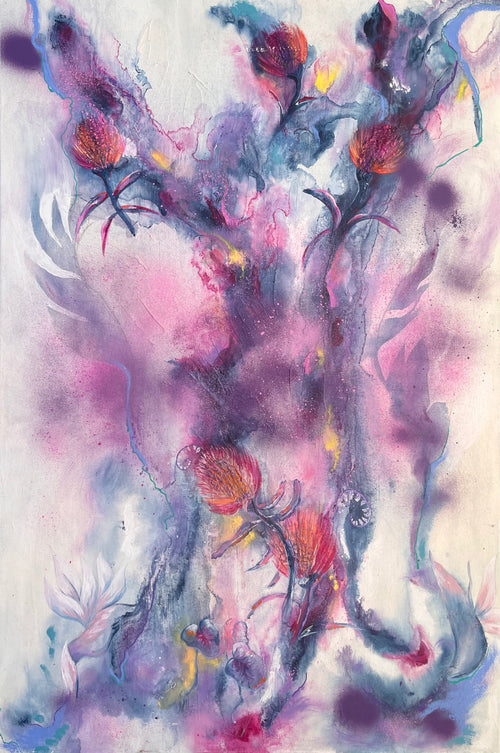 Emergent Bloom Original Canvas Painting